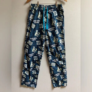 Disney Parks Morning  Park Mickey Mouse pattern pajama cotton pants Sz S